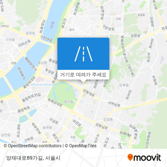 양재대로89가길 지도