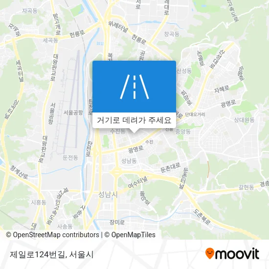 제일로124번길 지도