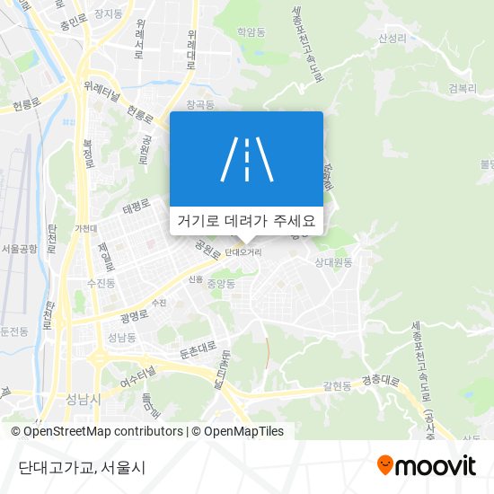 단대고가교 지도