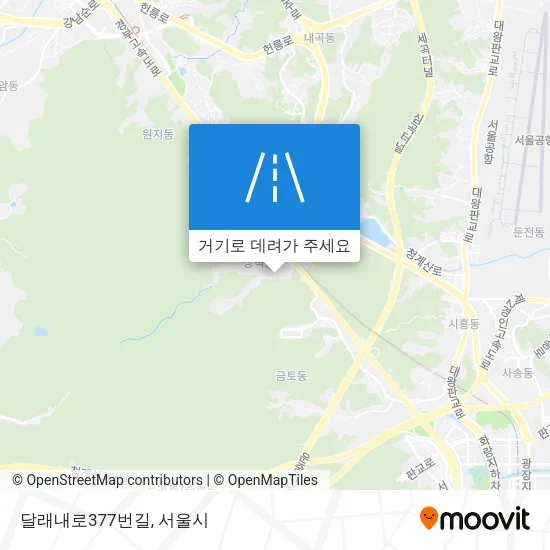 달래내로377번길 지도