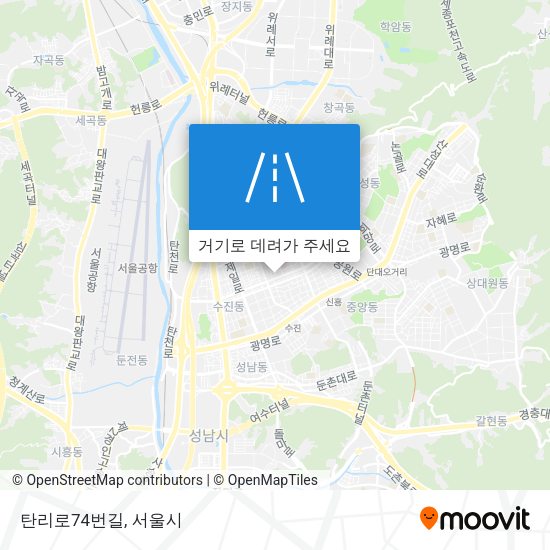 탄리로74번길 지도