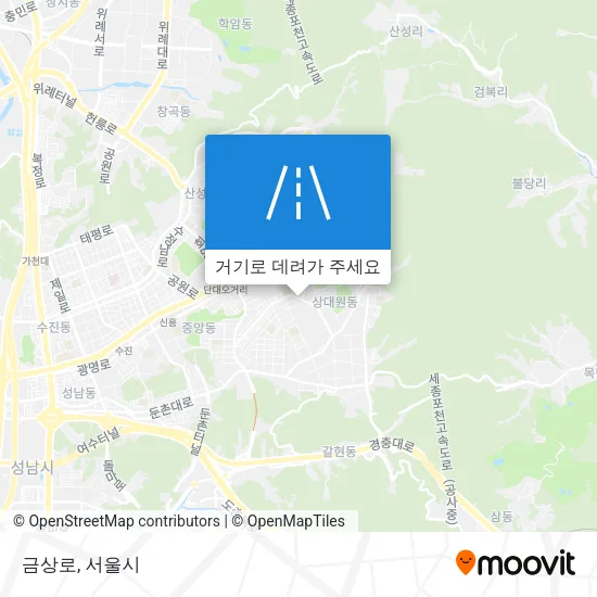 금상로 지도