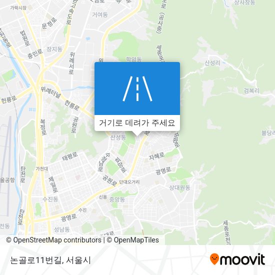 논골로11번길 지도