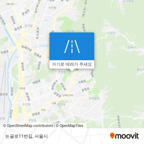 논골로11번길 지도