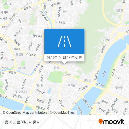 용마산로3길 지도