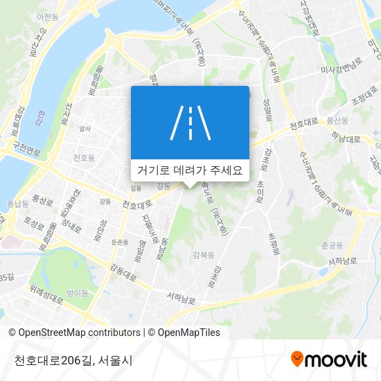천호대로206길 지도