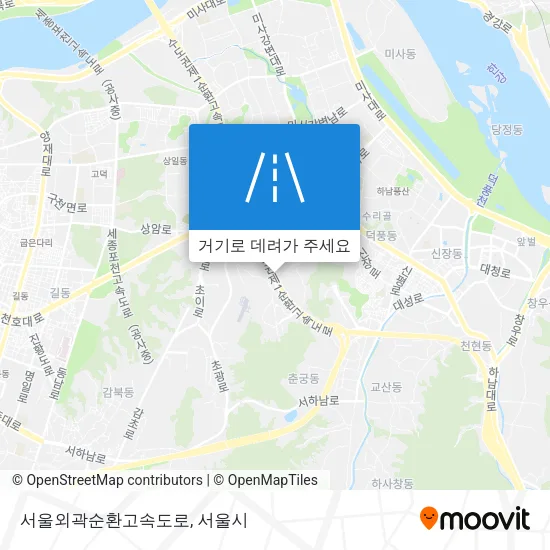 서울외곽순환고속도로 지도