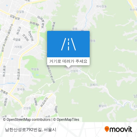 남한산성로792번길 지도