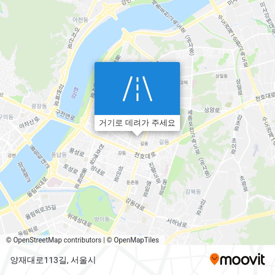 양재대로113길 지도