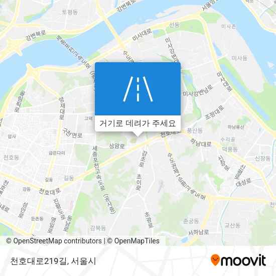 천호대로219길 지도