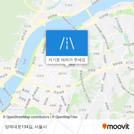 양재대로134길 지도