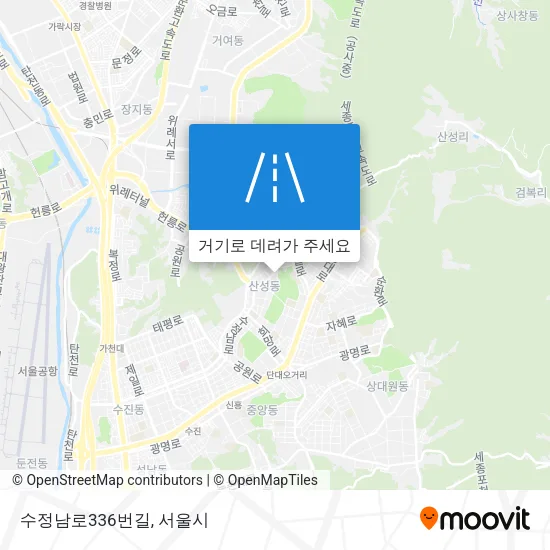 수정남로336번길 지도