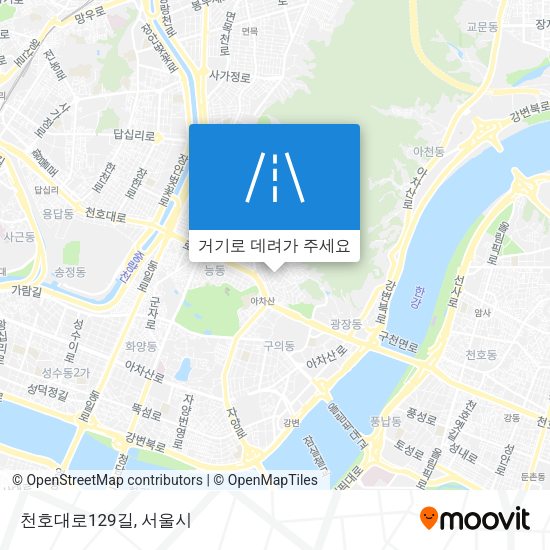 천호대로129길 지도