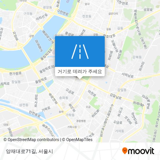 양재대로71길 지도