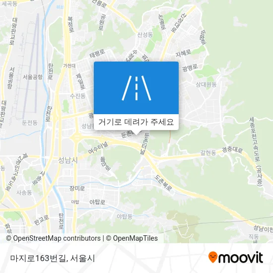 마지로163번길 지도