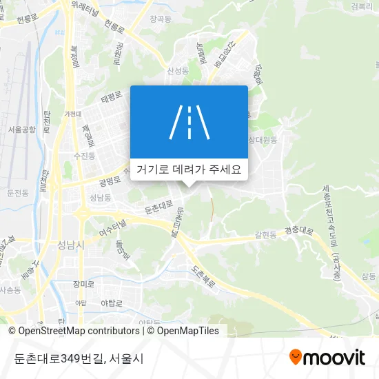 둔촌대로349번길 지도
