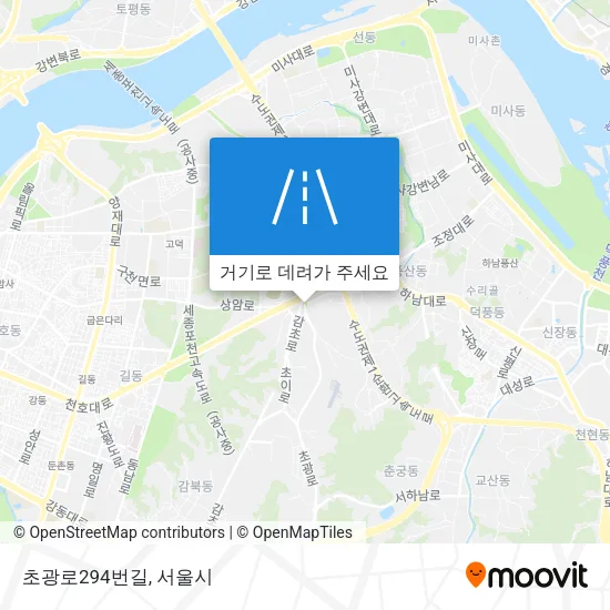 초광로294번길 지도