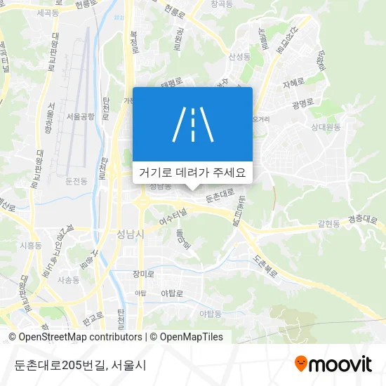 둔촌대로205번길 지도