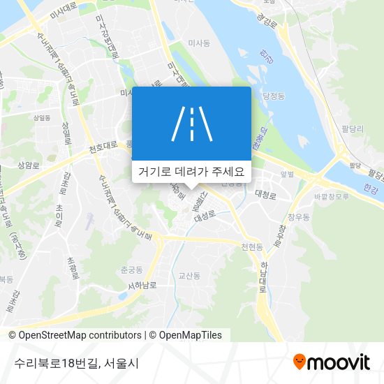 수리북로18번길 지도