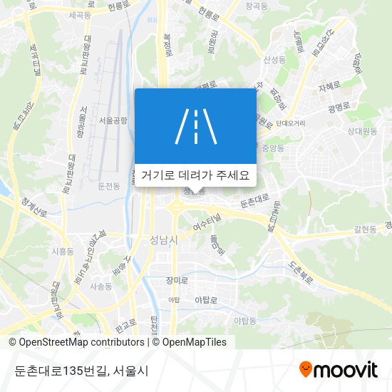 둔촌대로135번길 지도