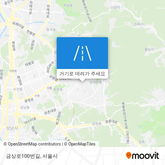 금상로100번길 지도