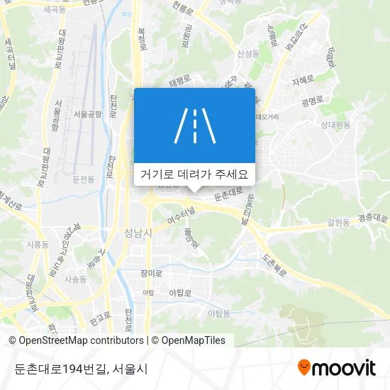 둔촌대로194번길 지도