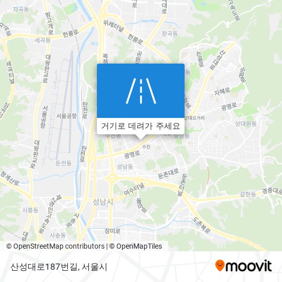 산성대로187번길 지도