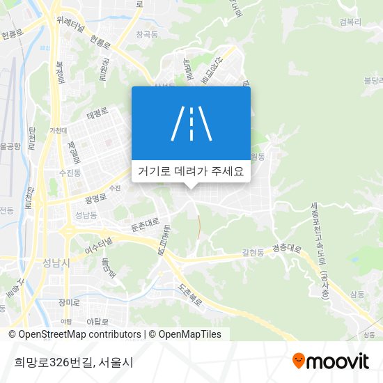희망로326번길 지도