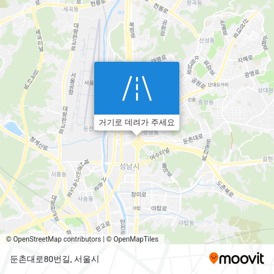 둔촌대로80번길 지도