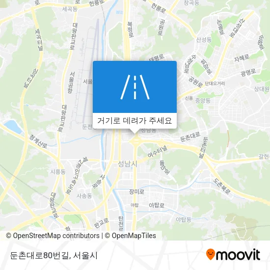둔촌대로80번길 지도