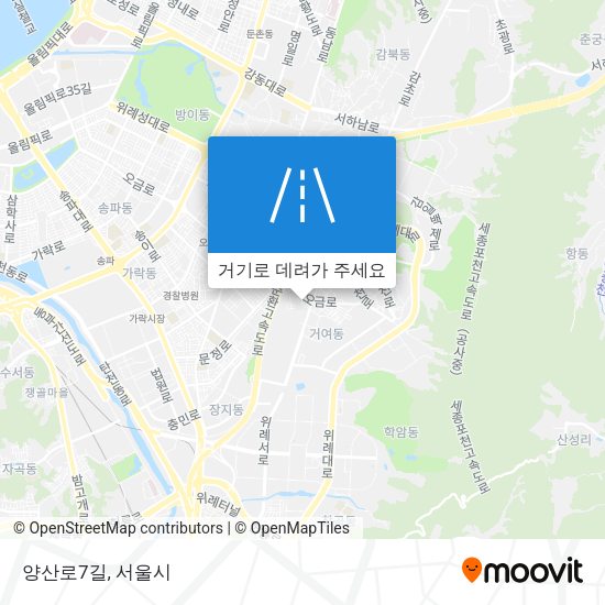 양산로7길 지도