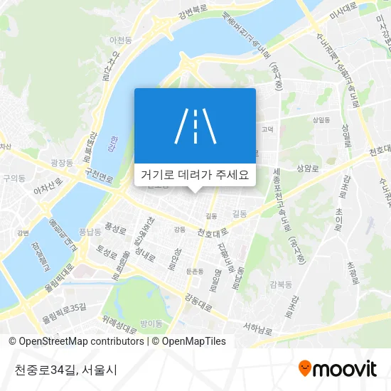 천중로34길 지도