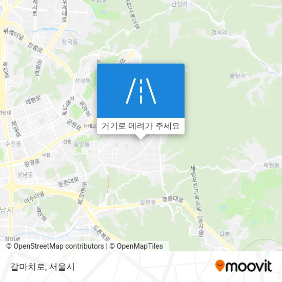 갈마치로 지도