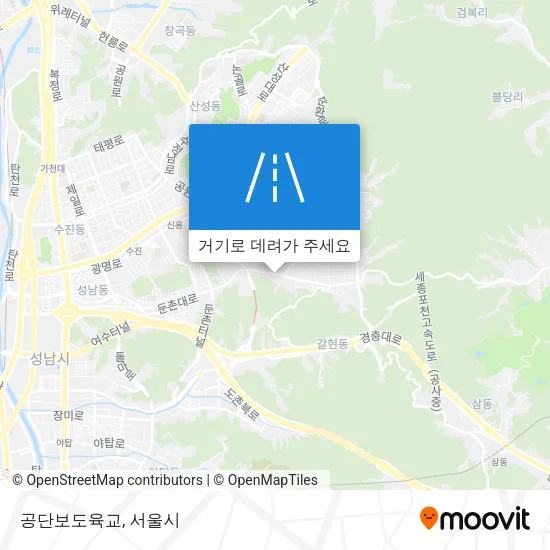 공단보도육교 지도