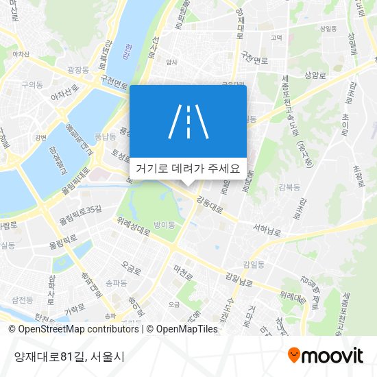 양재대로81길 지도