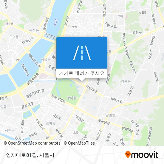 양재대로81길 지도