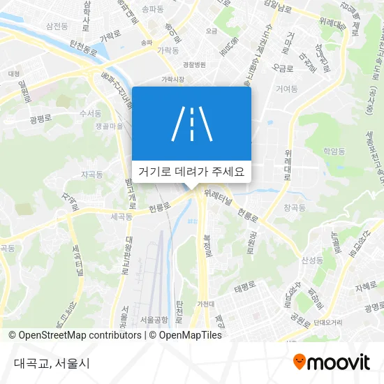 대곡교 지도