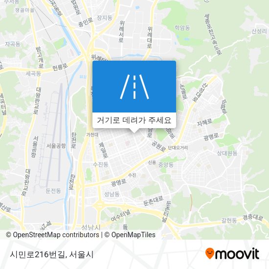 시민로216번길 지도