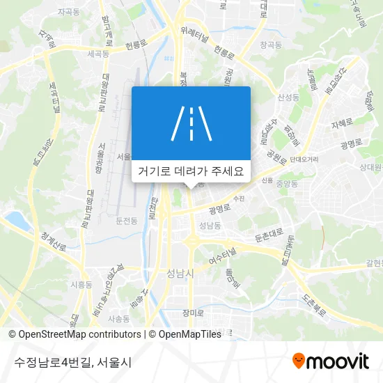 수정남로4번길 지도