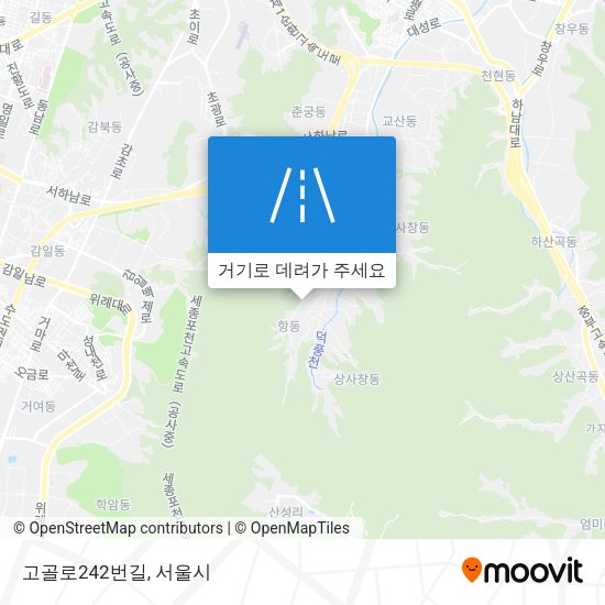 고골로242번길 지도
