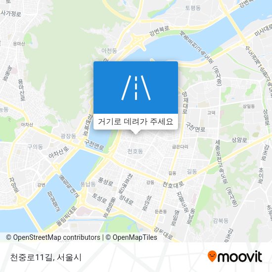 천중로11길 지도