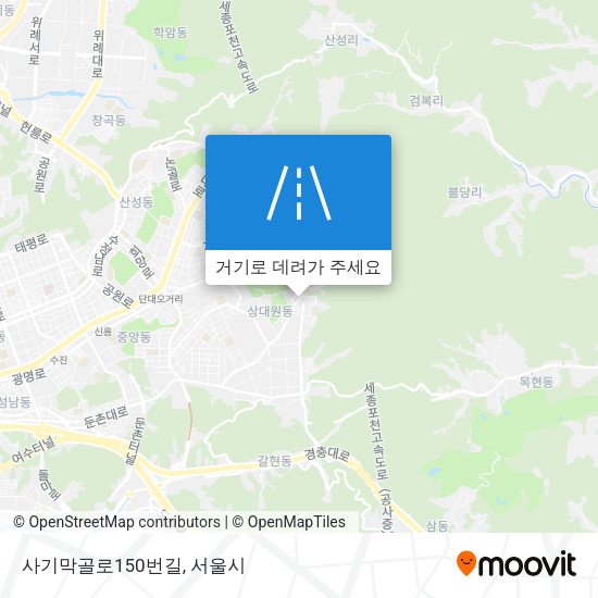 사기막골로150번길 지도