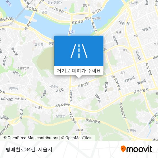 방배천로34길 지도