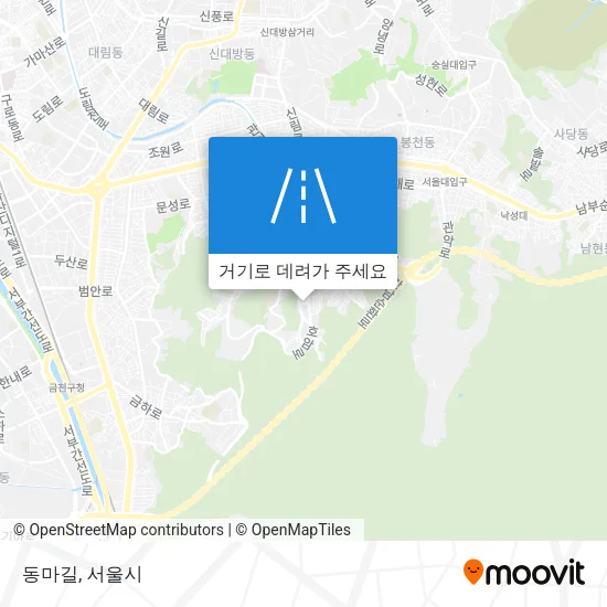 동마길 지도