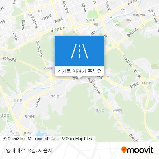 양재대로12길 지도