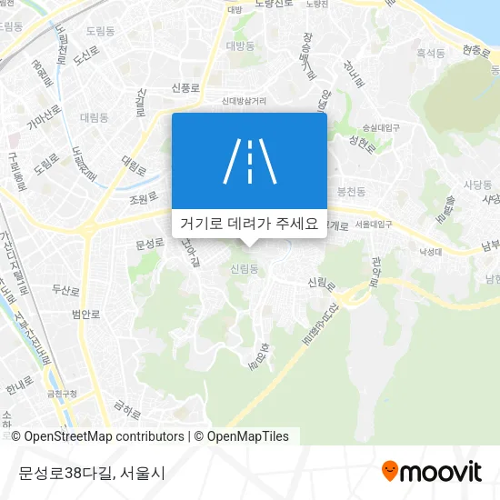 문성로38다길 지도
