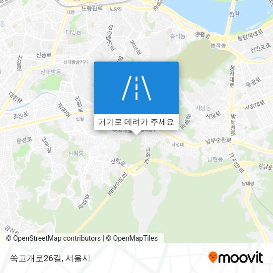 쑥고개로26길 지도