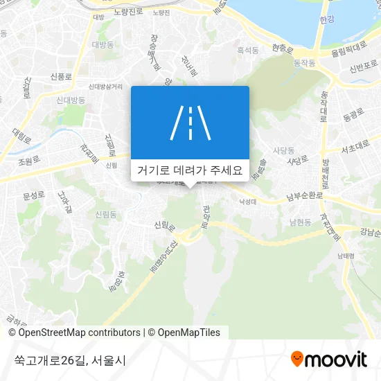 쑥고개로26길 지도