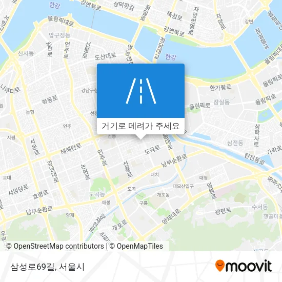 삼성로69길 지도