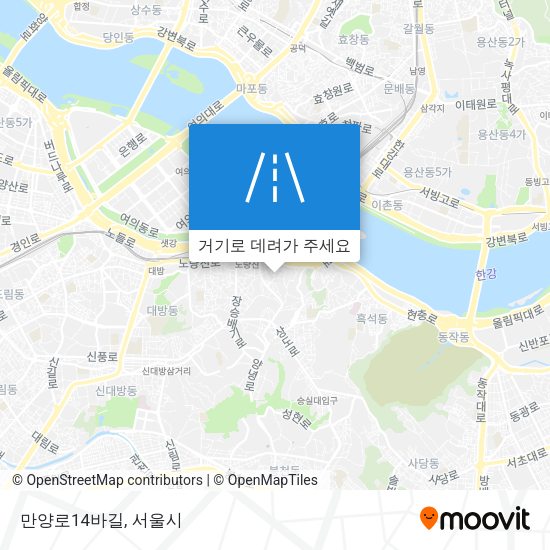 만양로14바길 지도